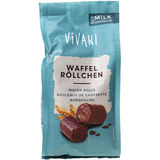 Vivani Waffelröllchen mit Vollmilch Schokolade 125g