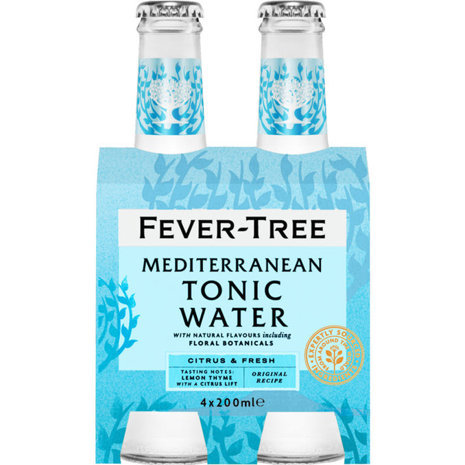 Fever Tree Mediterranean Tonic Water 4-pack