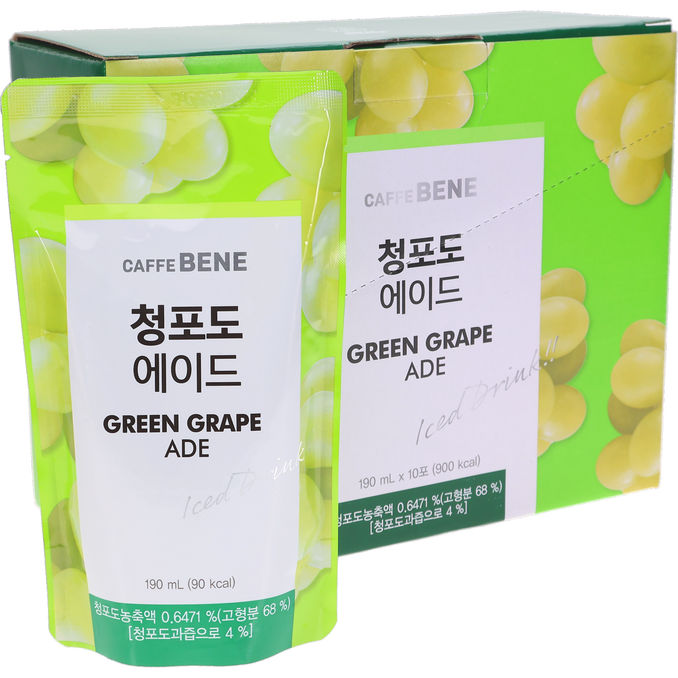 CAFFE BENE Green Grape Ade 10-pak