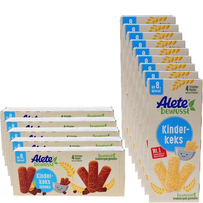 Alete Kinderkeks Mischkarton, 14er Pack