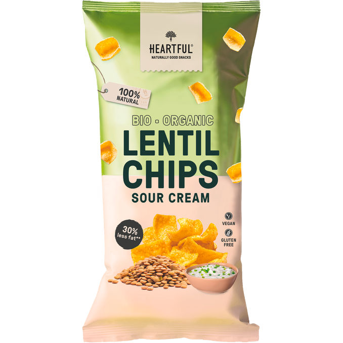 Heartful BIO Linsenchips Sour Cream