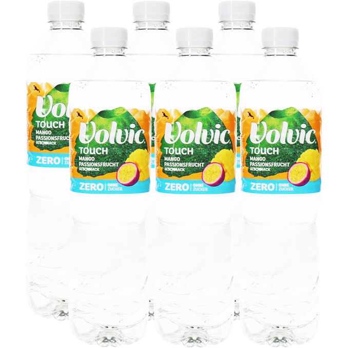 Volvic Mango Passionsfrucht Zero, 6er Pack (EINWEG) zzgl. Pfand
