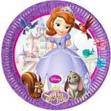 Disney Sofia die erste, Sofia Pappteller 8 Stk.