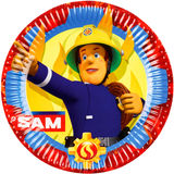 Javoli Sam der Feuerwehrmann Pappteller