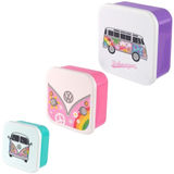 puckator Set mit 3 Volkswagen Caravan-Lunchboxen