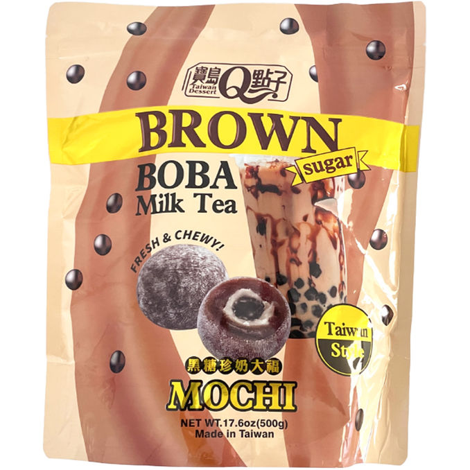 Q Mochi Brown Sugar Boba Milk Tea Mochi