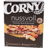 Corny Nussriegel mit Karamell, 4er Pack