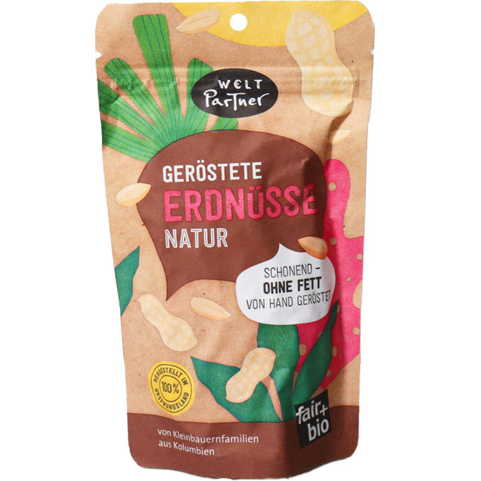 Weltpartner BIO Erdnüsse Geröstet und Ungesalzen