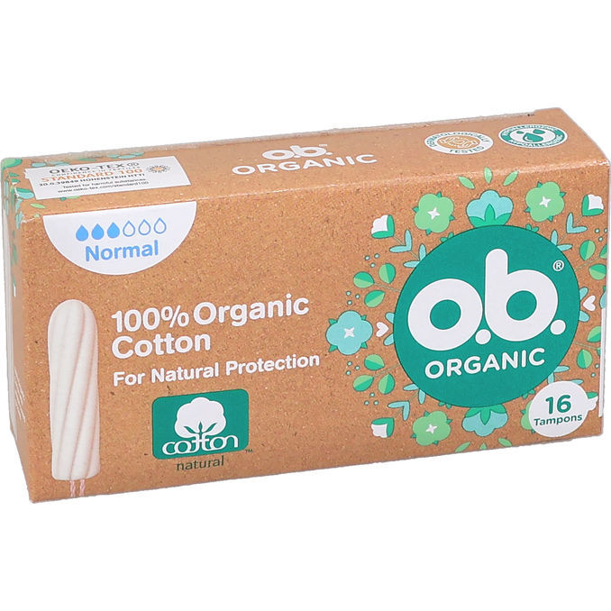 o.b. Ekologiska Tamponger Normal 16-pack
