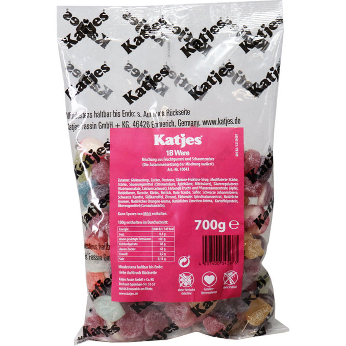 Katjes Fruchtgummi Sauer B-Ware
