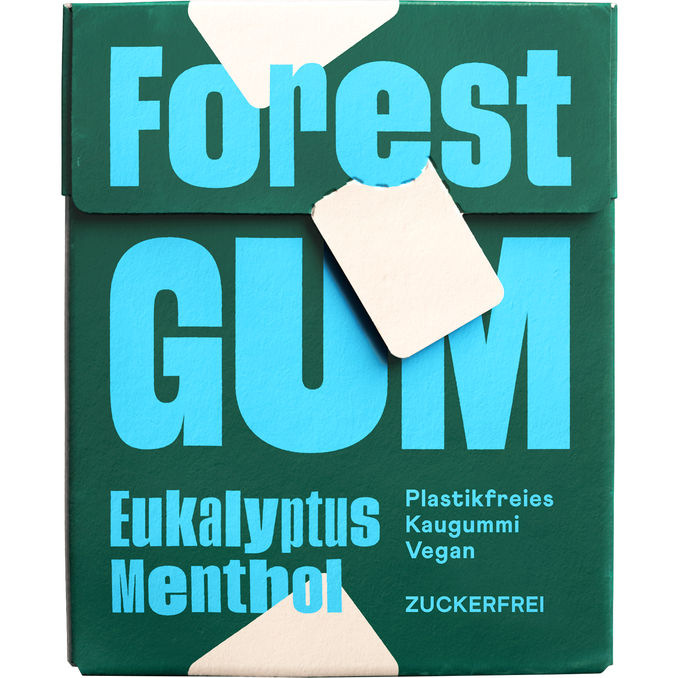 Forest Gum Eukalyptus-Menthol Kaugummis