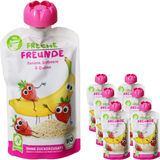Freche Freunde BIO Quetschie Banane, Erdbeere & Quinoa, 6er Pack 