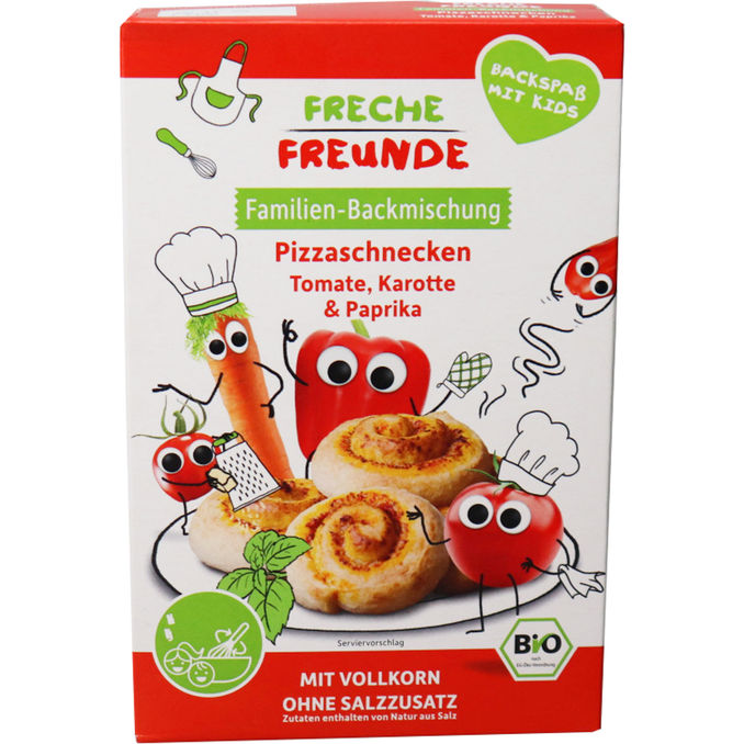 Freche Freunde BIO Backmischung Pizzaschnecken