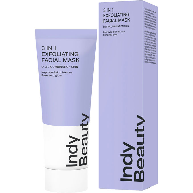 Indy Beauty 3 in 1 Exfoliating Facial Mask