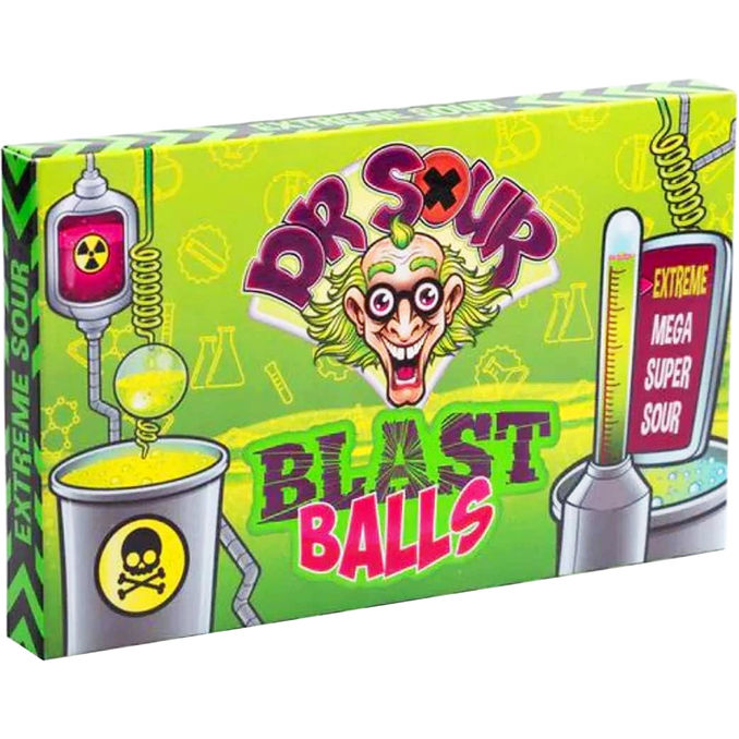 Dr Sour Blast Saure Fruchtgummi-Balls