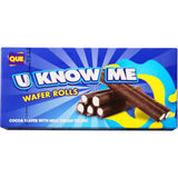 Que Wafer U Know me Rolls Milk 100g