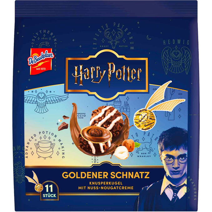 De Beukelaer Harry Potter Goldener Schnatz Knusperkugel