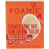 Foamie Feste Duschpflege mit Papaya & Hafermilch, Reisegröße