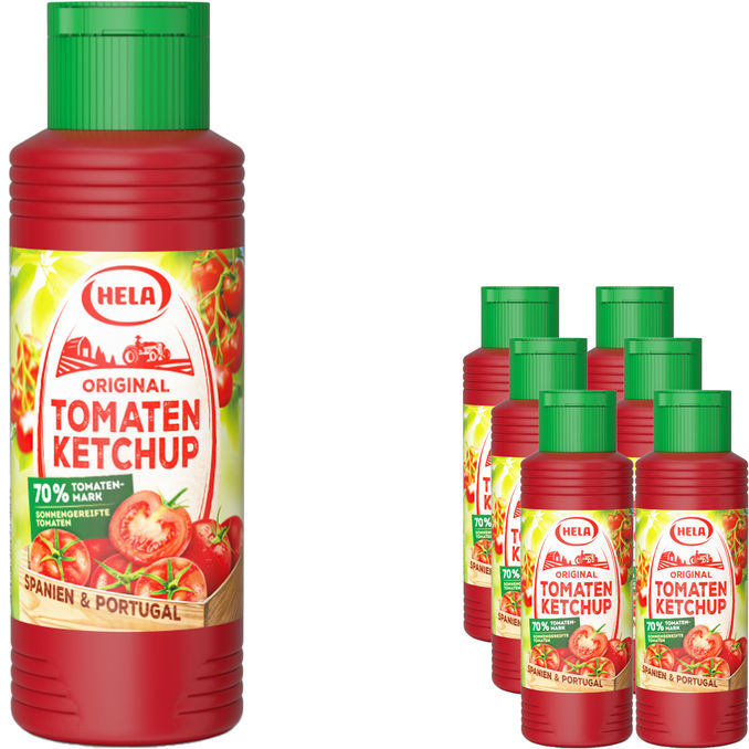 Hela Tomaten Ketchup, 6er Pack