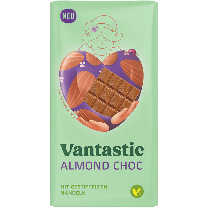 Vantastic Vegane Schokolade mit Mandeln