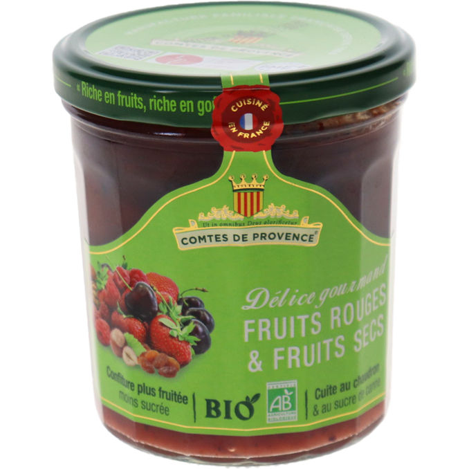 Comtes de Provence BIO Konfitüre Rote Früchte und Nüsse