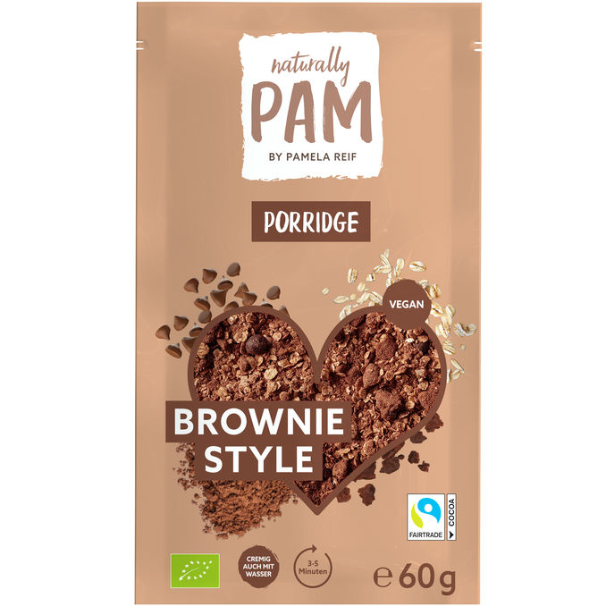 Naturally Pam BIO Porridge Brownie Style
