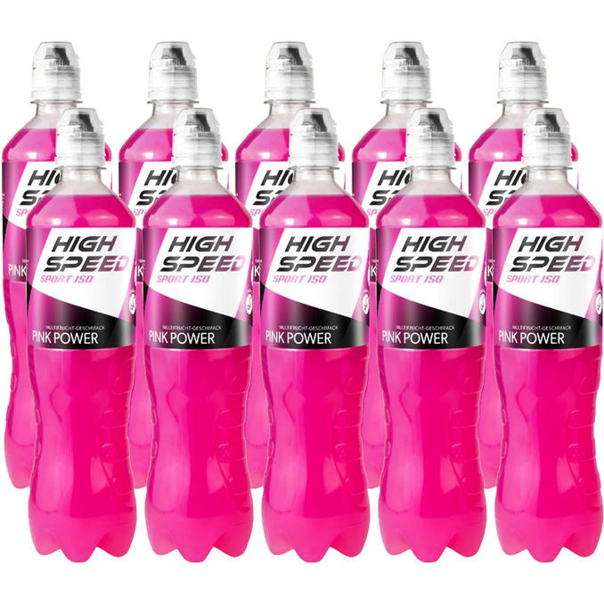 HIGH SPEED Sport Iso-Drink Pink Power, 10er Pack (EINWEG) zzgl. Pfand