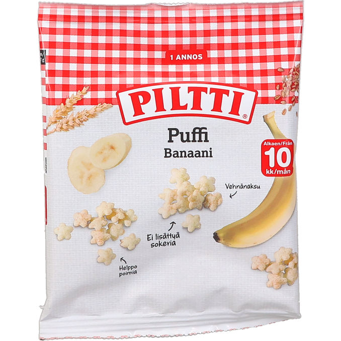 Piltti Puffi banaani 10kk