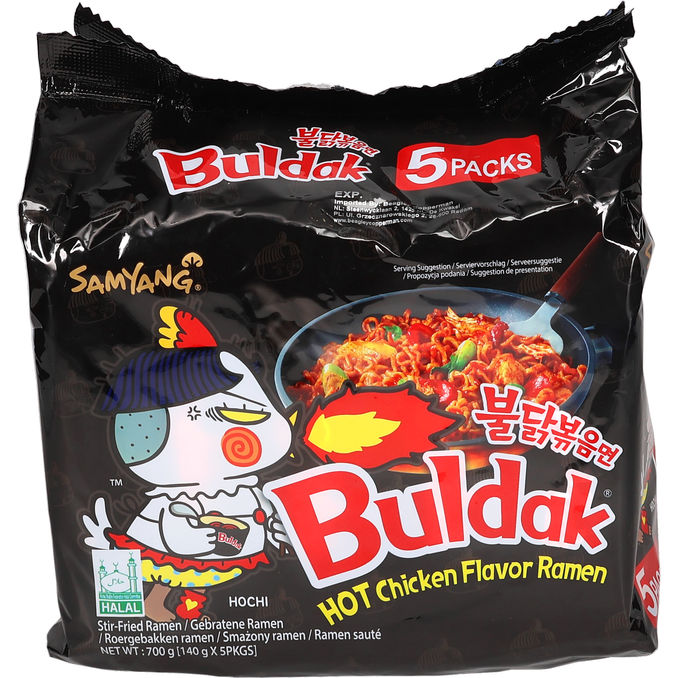 Samyang Instant Nudeln Hot Chicken, 5er Pack