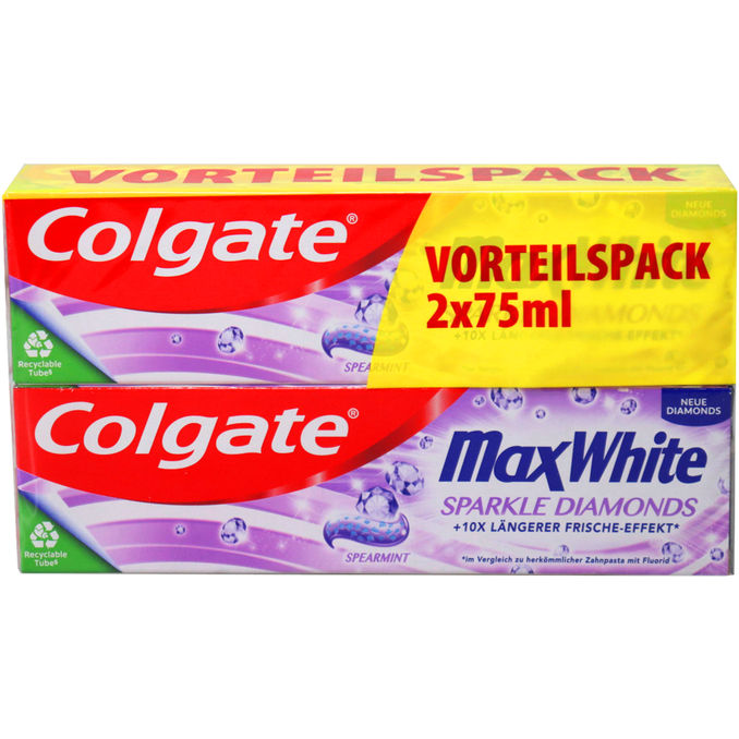 Colgate Zahncreme MaxWhite, 2er Pack