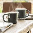 Sallys Emaille-Tasse Anthrazit
