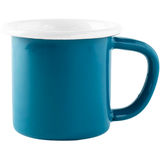 Sallys Emaille-Tasse Petrol