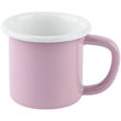 Sallys Emaille-Tasse Pastellrosa