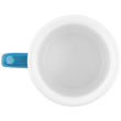 Sallys Emaille-Tasse Petrol gepunktet