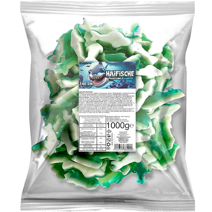 Capico Fruchtgummi Haifische, Maxi Pack