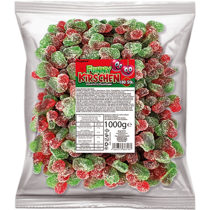Capico Fruchtgummi Kirschen, Maxi Pack