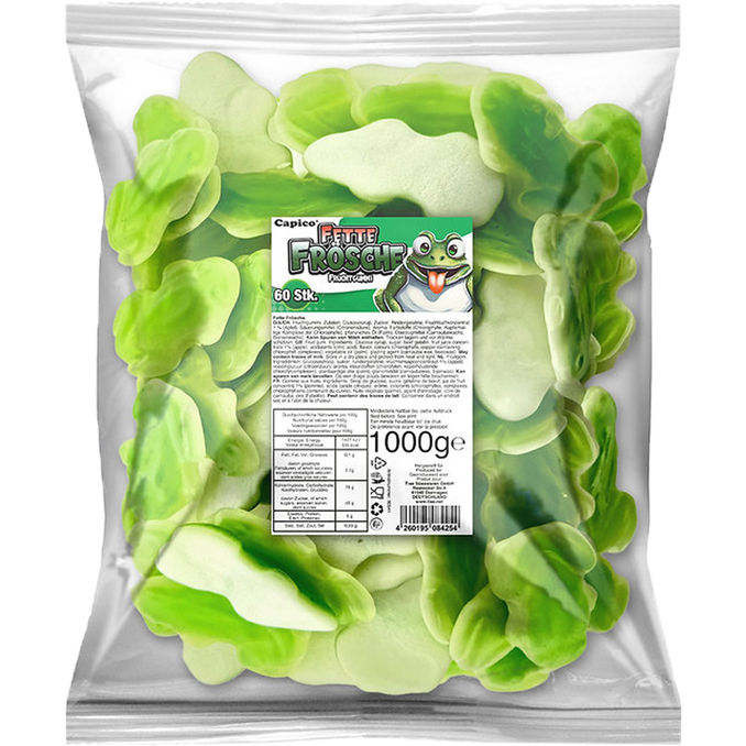 Capico Fruchtgummi Frösche, Maxi-Pack