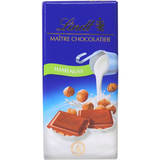 Lindt Vollmilch-Haselnusstafel