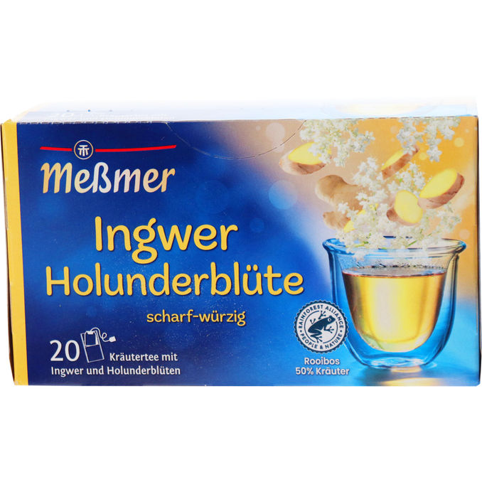 Meßmer Tee Ingwer Holunderblüte