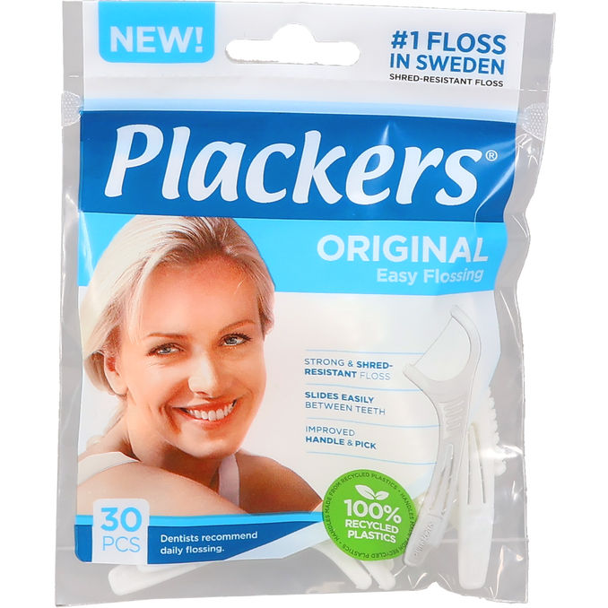 Plackers Hammaslankain Original 30-pack