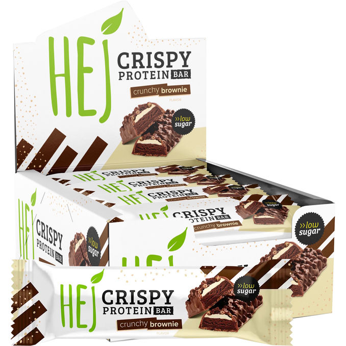 HEJ Proteinriegel Crispy Crunchy Brownie, 12er Pack