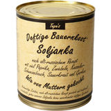 Mindestens haltbar bis: 03.02.2027 Deftige Bauernkost Soljanka-Suppe