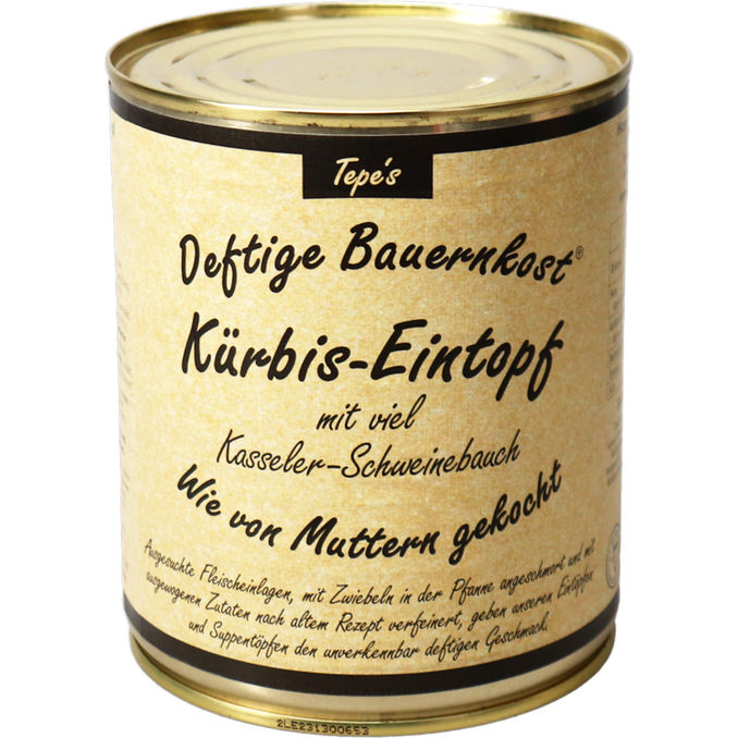 Deftige Bauernkost Kürbis-Eintopf