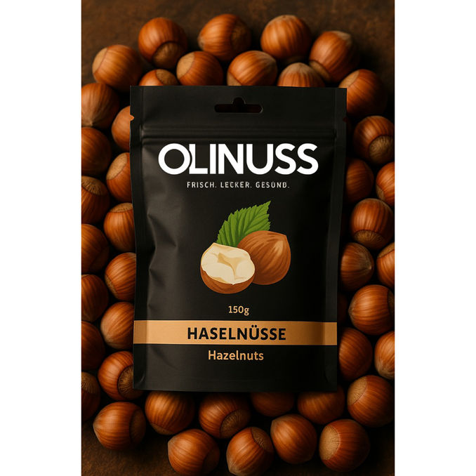 Olinuss UG Haselnüsse geschält und geröstet