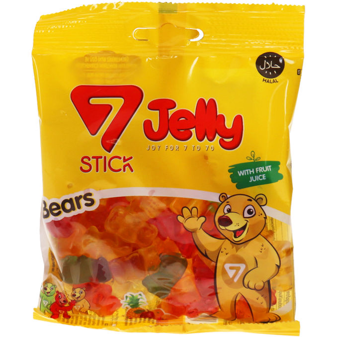 7 Stick Gummibärchen Fruchtgeschmack