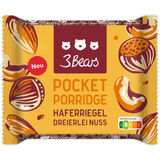 3Bears Pocket Porridge Dreierlei Nuss 55g