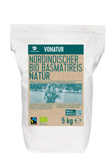 Vonatur Bio Basmati Vollreis 5kg