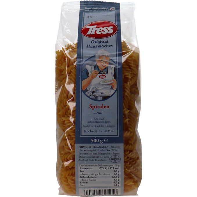 Tress Spiralen-Nudeln