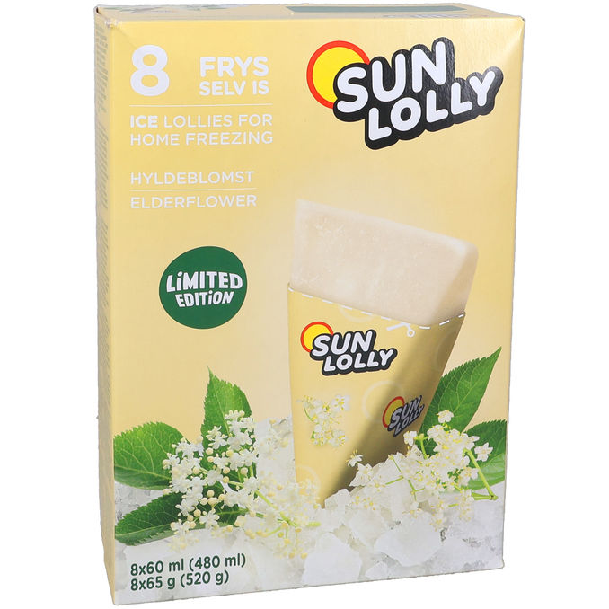 Sun Lolly Frys-selv-is Hyldeblomst