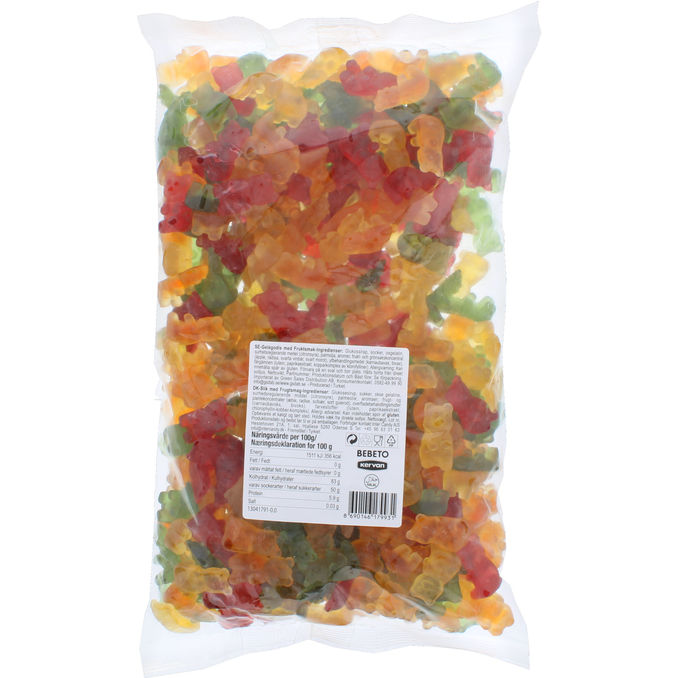 Bebeto Vingummibamser 2 kg